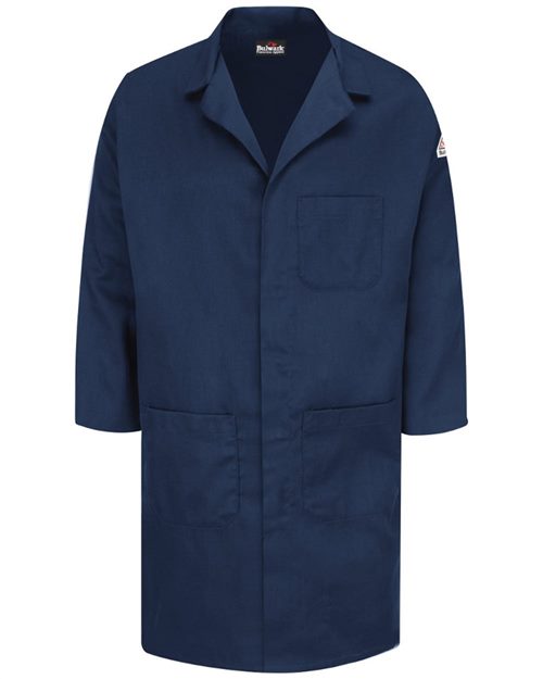 KLL6 Men's Concealed Snap Front Lab Coat - EXCEL FR ComforTouch - 6 oz