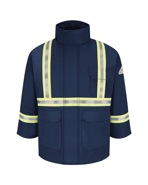 JLPCL Men's Long Deluxe Parka With Reflective Trim - EXCEL FR ComforTouch