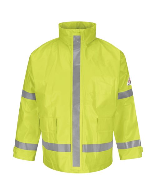 JXN6 Men's Hi-Visibility Flame-Resistant Rain Jacket