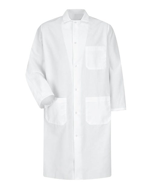 KS64 Unisex Butcher Coat with Interior Chest Pocket