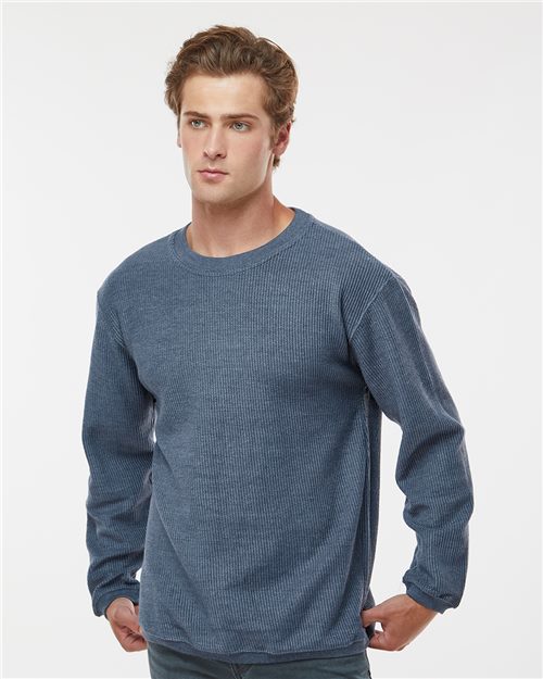 19179 Unisex Corded Crewneck Sweatshirt