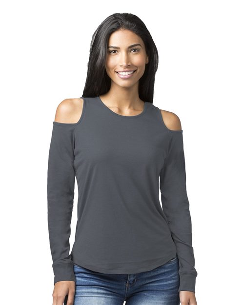 T31 Women's Cold Shoulder Long Sleeve T-Shirt