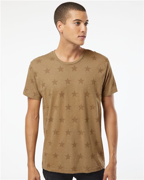 3929 Men's Star Print Tee