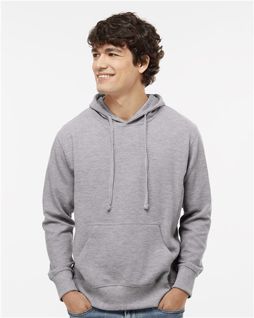 8706 Men's Ripple Fleece Hooded Sweatshirt