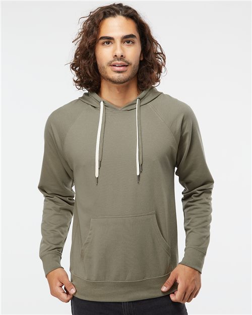 SS1000 Unisex Icon Lightweight Loopback Terry Hooded Sweatshirt
