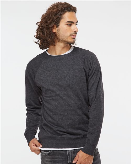SS1000C Unisex Icon Lightweight Loopback Terry Crewneck Sweatshirt