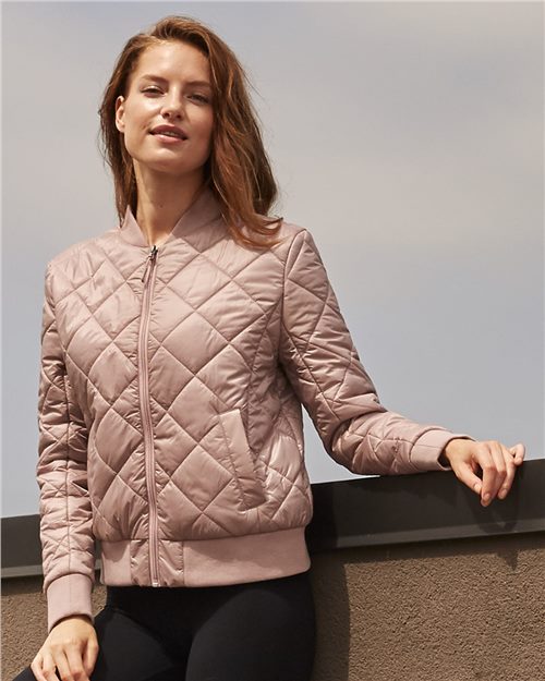 W21752 Women's HeatLast Quilted Packable Bomber