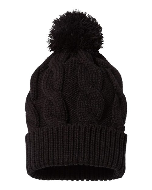 141R Chunk Twist Cuffed Beanie
