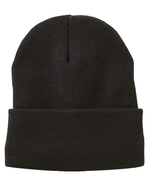 SP12JL 12" Jersey Lined Cuffed Beanie