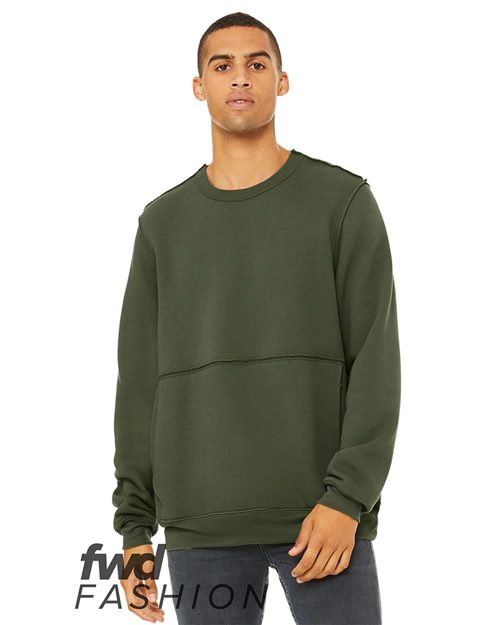 3743 FWD Fashion Raw Seam Crewneck Sweatshirt