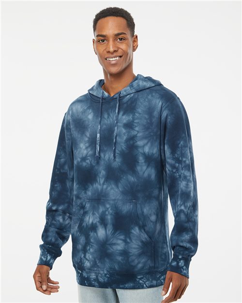 PRM4500TD Unisex Midweight Tie-Dyed Hooded Sweatshirt