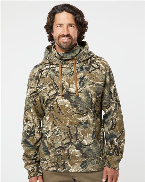 8879 Men's Gaiter Fleece Hooded Sweatshirt