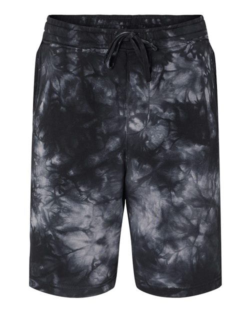 PRM50STTD Unisex Tie-Dyed Fleece Shorts