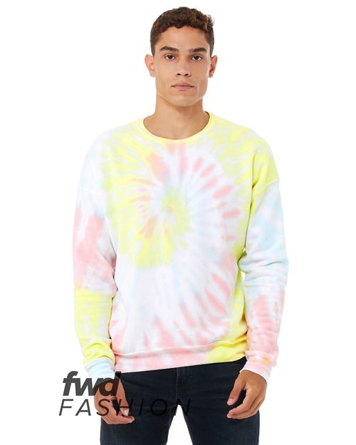 3945RD Unisex FWD Fashion Tie-Dyed Crewneck Sweatshirt