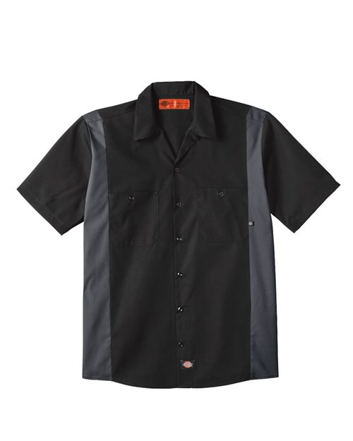 LS524 Men's Industrial Colorblocked Short Sleeve Shirt