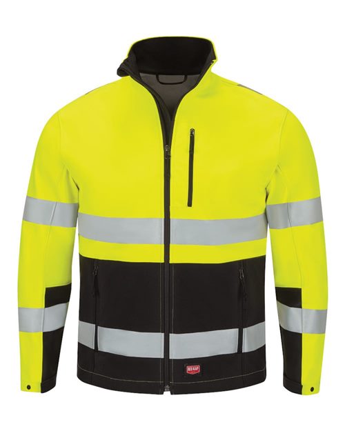 JY34 Men's Hi-Visibility Soft Shell Jacket