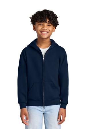 993B Youth NuBlend Full-Zip Hooded Sweatshirt