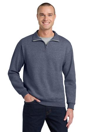 995M NuBlend 1/4-Zip Cadet Collar Sweatshirt