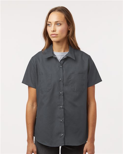 5350 Women's Industrial Short Sleeve Work Shirt