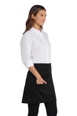 A706 Easy Care Half Bistro Apron with Stain Release