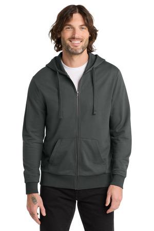 AL4002 Unisex Organic French Terry Full-Zip Hoodie