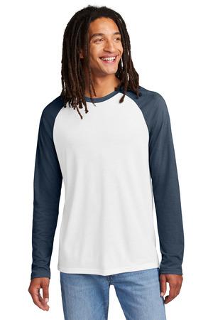 AL6009 Unisex Tri-Blend Long Sleeve Colorblock Raglan