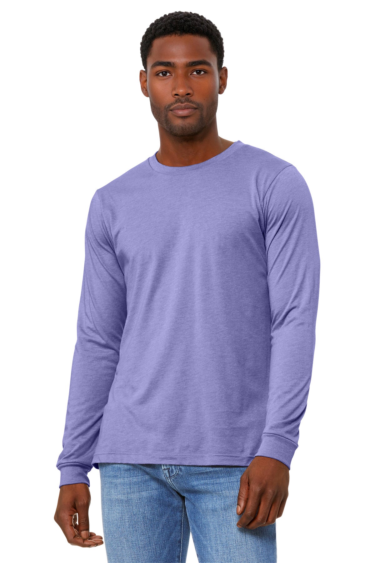 BC3501CVC_heatherdarklavender_model_front.jpg