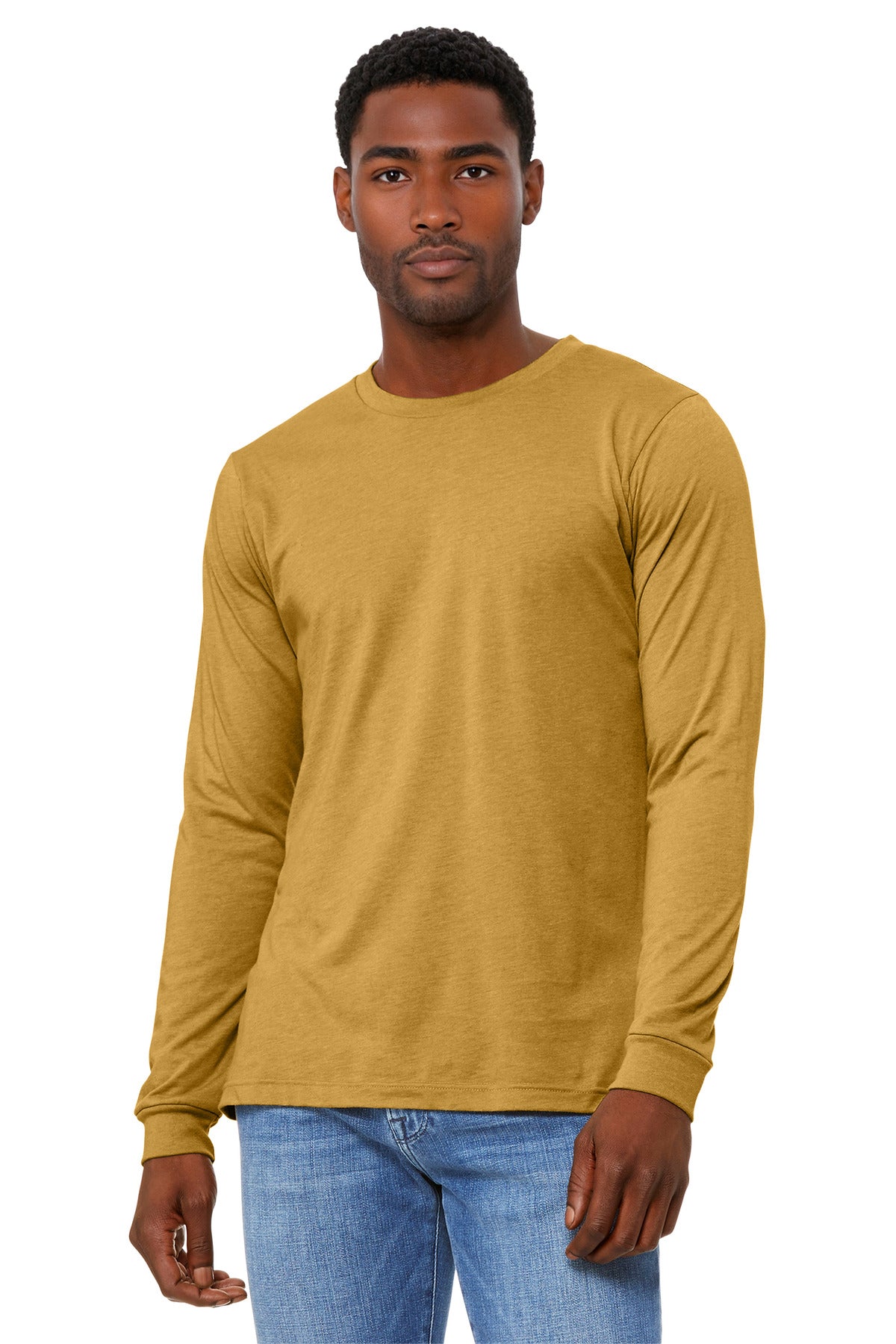 BC3501CVC_heathermustard_model_front.jpg