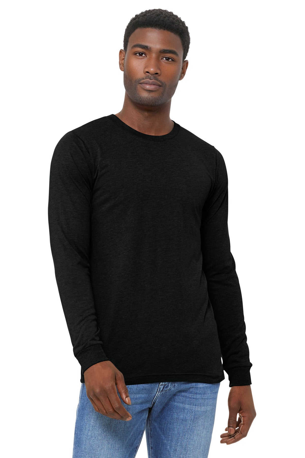 BC3513_blackheathertriblend_model_front.jpg