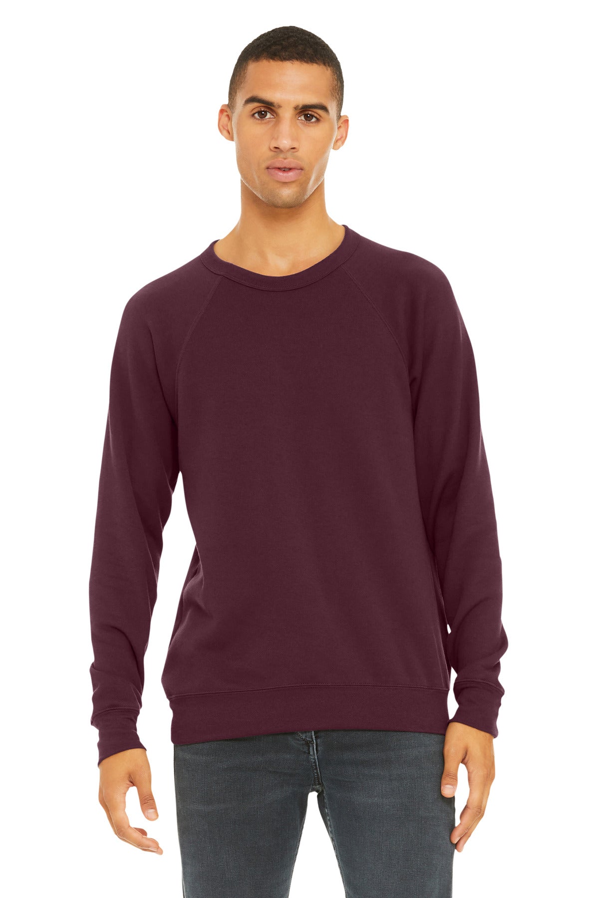 BC3901_maroon_model_front.jpg
