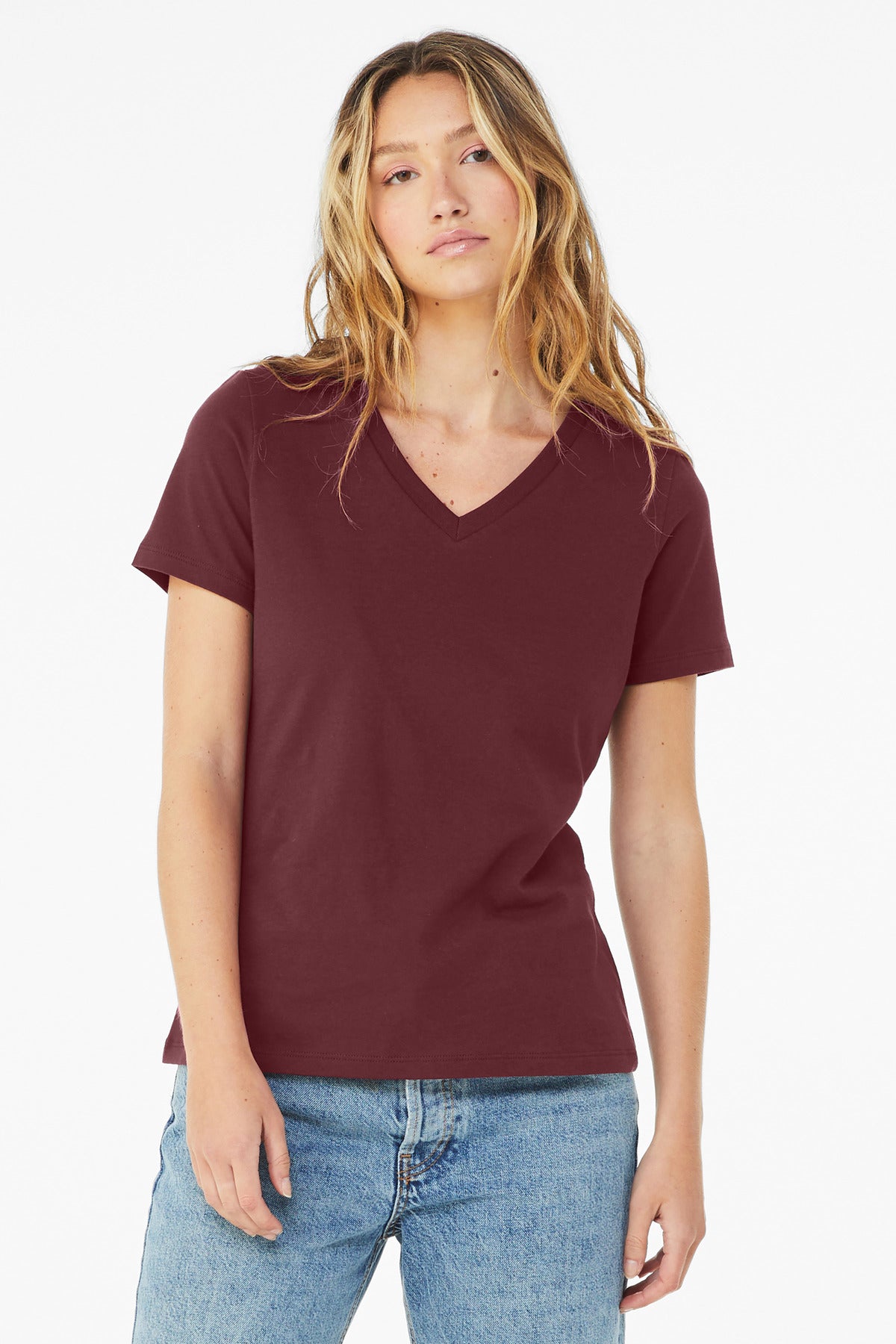 BC6405_maroon_model_front.jpg