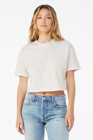 6482 Women's Jersey Crop Tee
