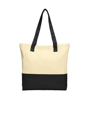 BG414 Colorblock Cotton Tote