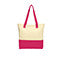 BG414 Colorblock Cotton Tote