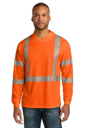 CS208 ANSI 107 Class 3 Long Sleeve Segmented Tape Hooded Tee