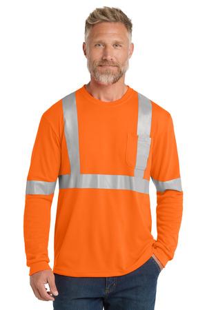 CS401LS ANSI 107 Class 2 Long Sleeve Safety T-Shirt