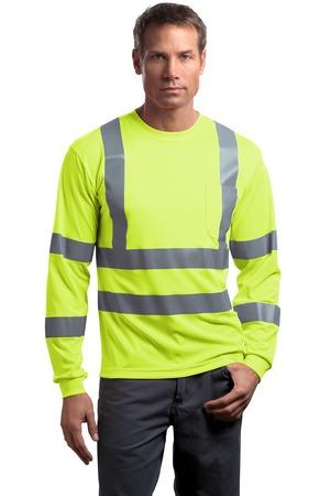 CS409 ANSI 107 Class 3 Long Sleeve Snag-Resistant Reflective T-Shirt