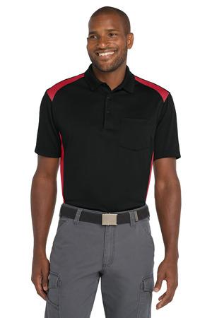 CS416 Select Snag-Proof Two Way Colorblock Pocket Polo