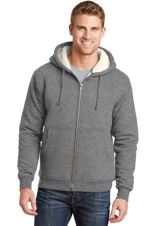 CS625 Heavyweight Sherpa-Lined Hooded Fleece Jacket