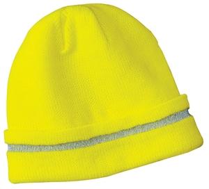 CS800 Enhanced Visibility Beanie with Reflective Stripe