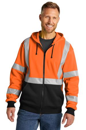 CSF300 A107 Class 3 Heavy-Duty Fleece Full-Zip Hoodie
