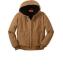 CSJ41 Washed Duck Cloth Insulated Hooded Work Jacket