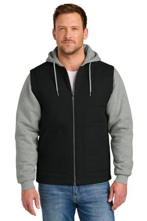 CSJ42 Duck Fleece Full-Zip Hooded Jacket