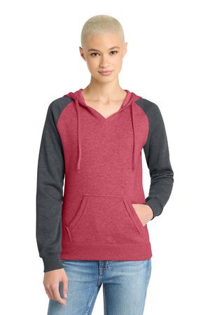 DT296 Women's Lightweight Fleece Raglan Hoodie