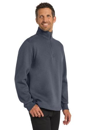 F295 Slub Fleece 1/4-Zip Pullover