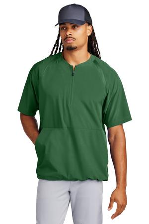 JST489 Repeat 1/2-Zip Short Sleeve Jacket