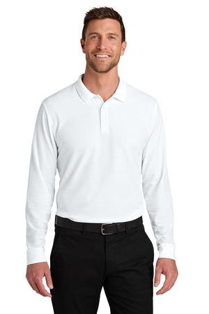 K200LS Wearever Signature Pique Long Sleeve Polo
