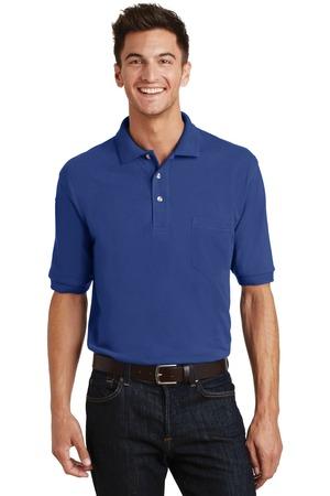 K420P Heavyweight Cotton Pique Polo with Pocket