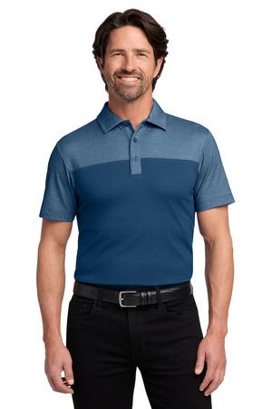K831 Fine Pique Blend Blocked Polo