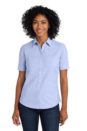 L659 Women's Short Sleeve SuperPro Oxford Shirt